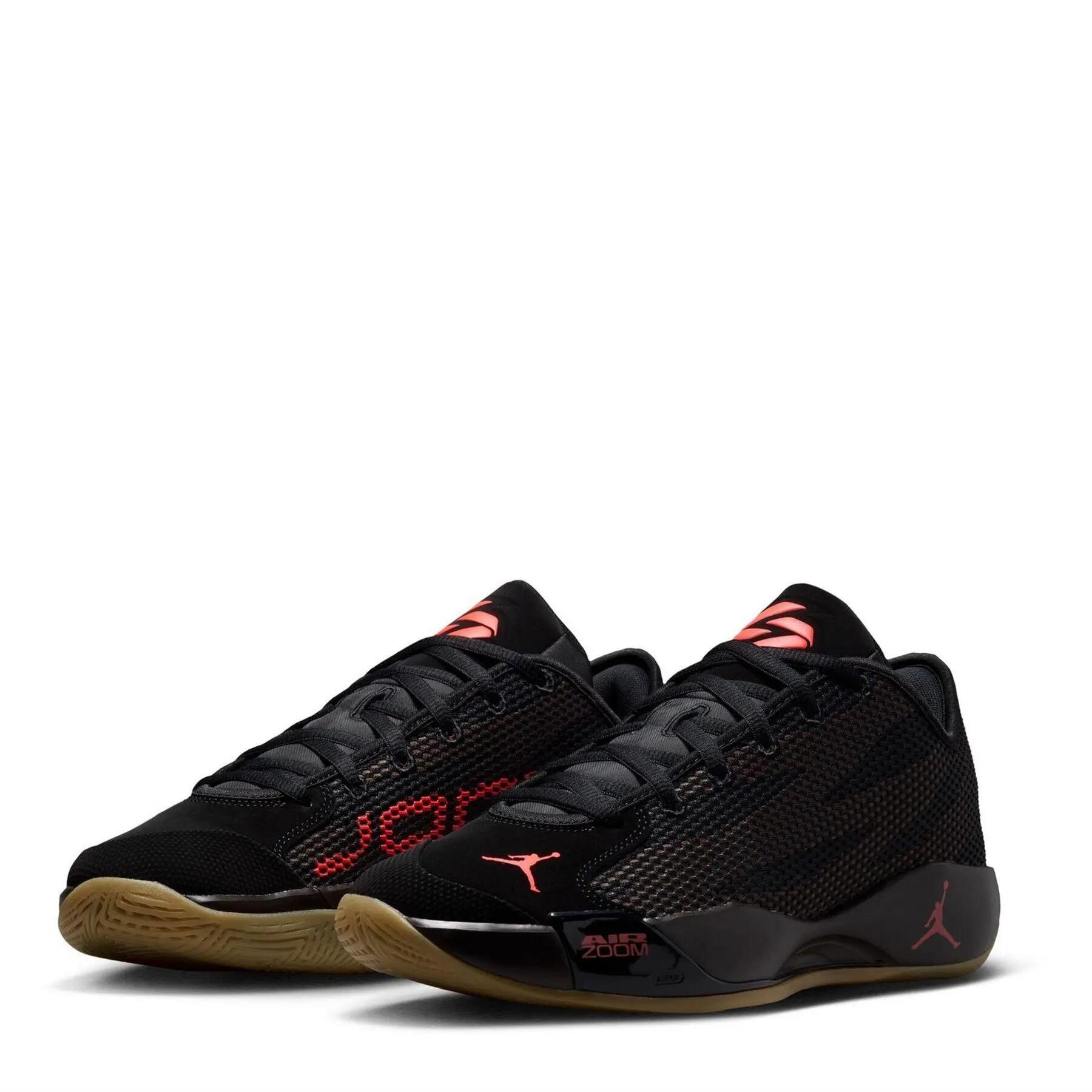 Chaussures De Basket LUKA Homme (Noir / Orange Rouge) 4/6