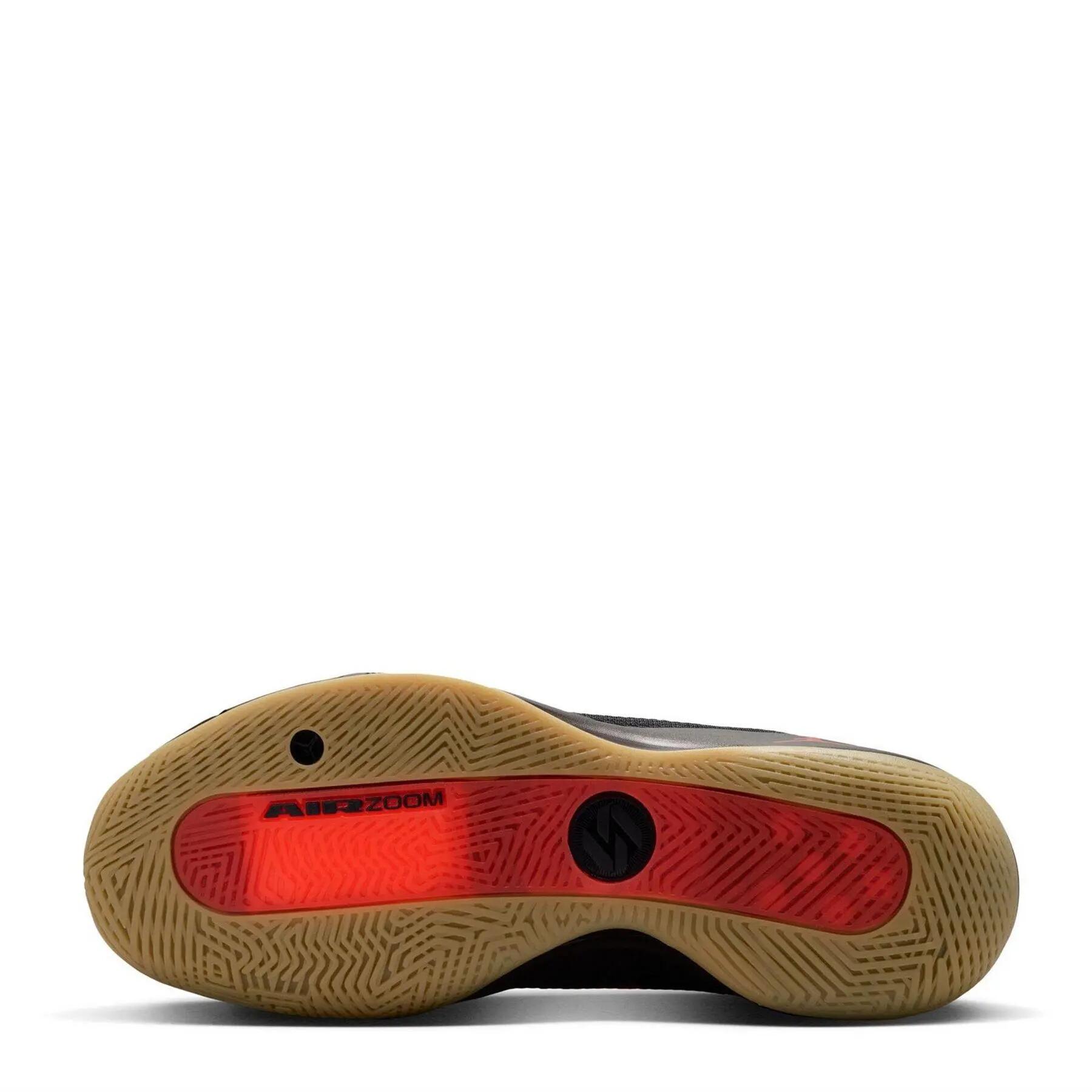 Chaussures De Basket LUKA Homme (Noir / Orange Rouge) 3/6