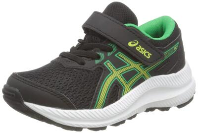 Schoenen - atletiek - kinderen - licht, gedempt - contend 8 - zwart/groen