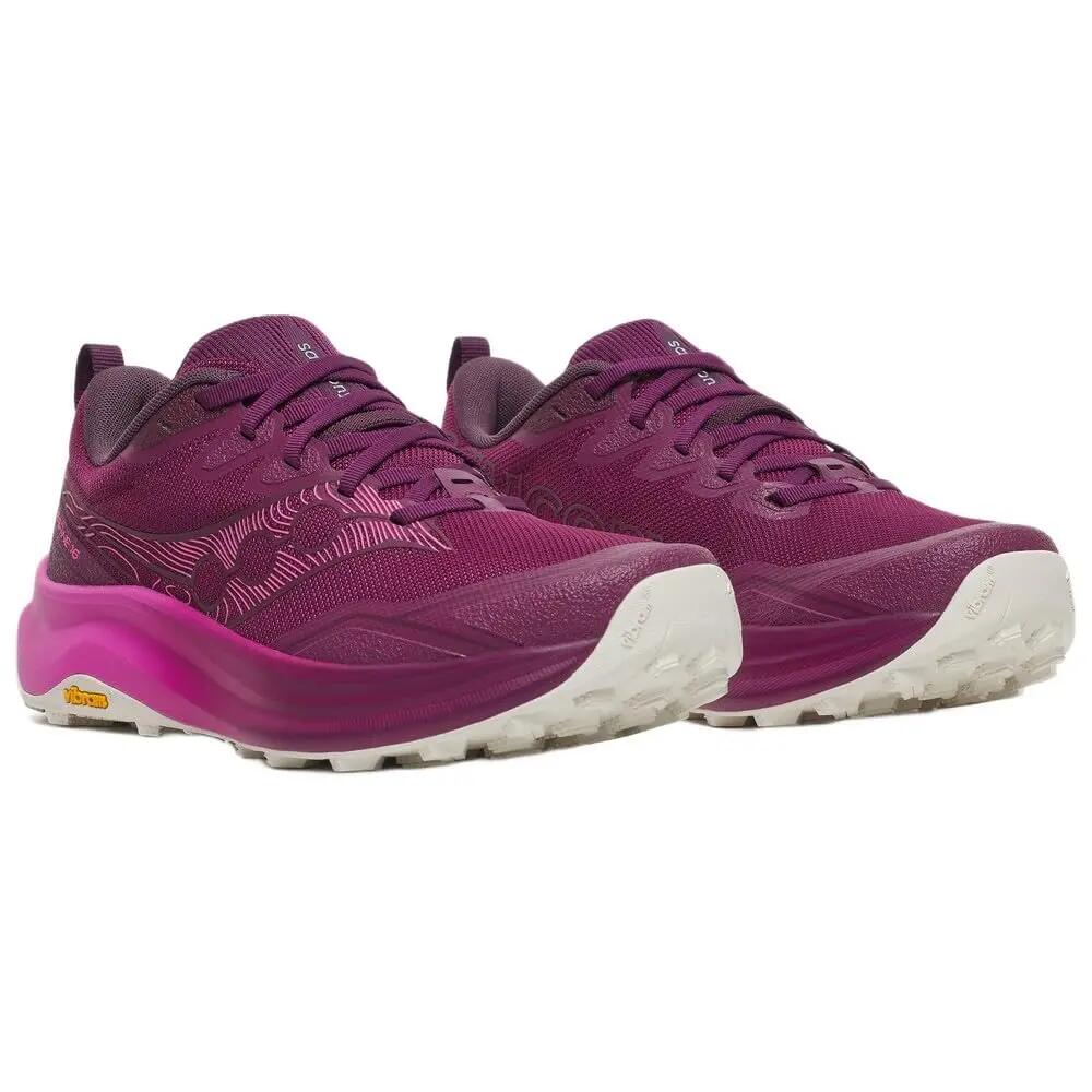 Chaussures - trail - femme - adhérence, respirantes - peregrine 16 - aubergine 4/4