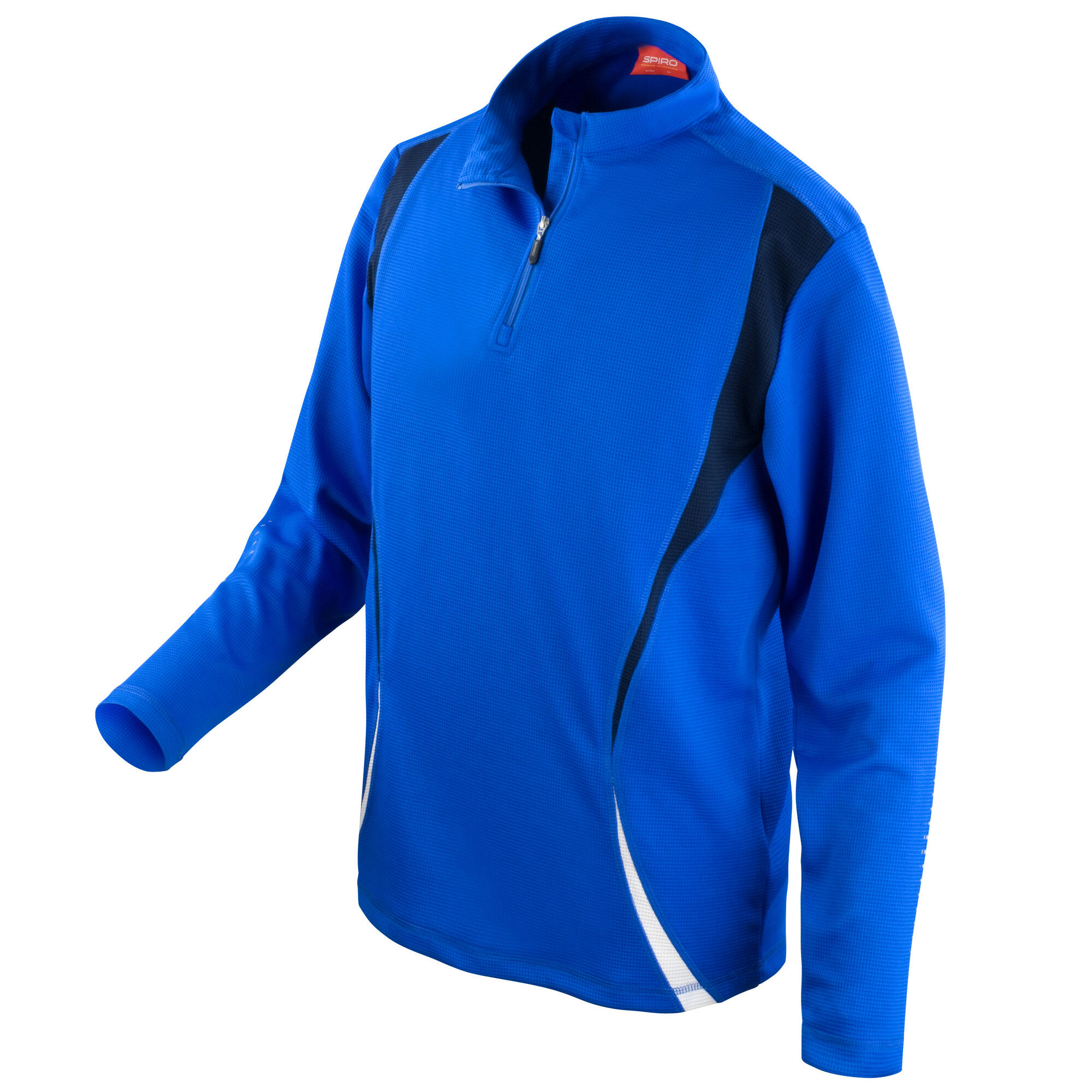 SPIRO Unisex Sports Trial Performance Training Top (Royal/Navy/White)