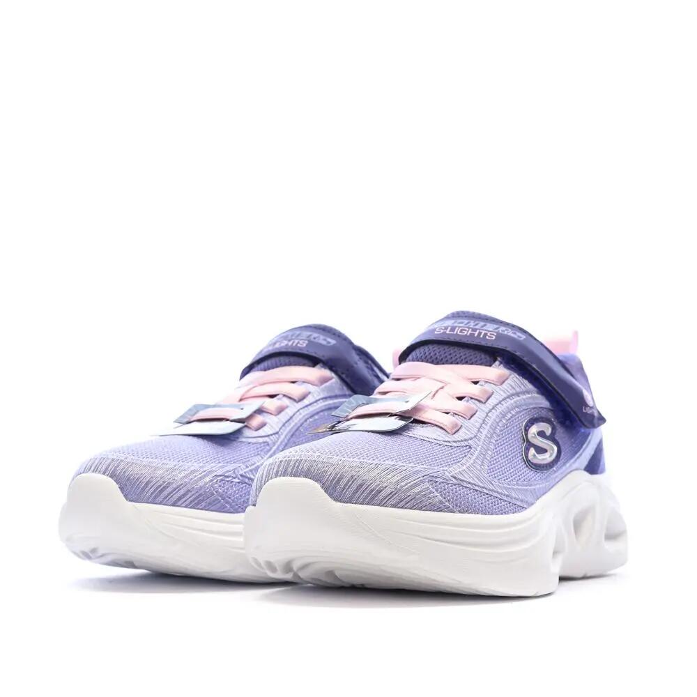 Zapatillas Skechers Sola Glow Moradas para Niña 7/7