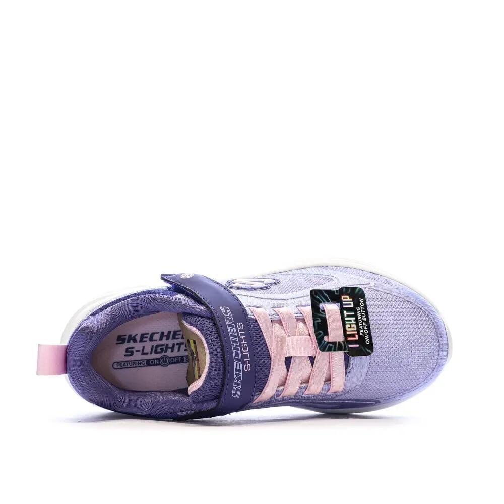 Zapatillas Skechers Sola Glow Moradas para Niña 5/7