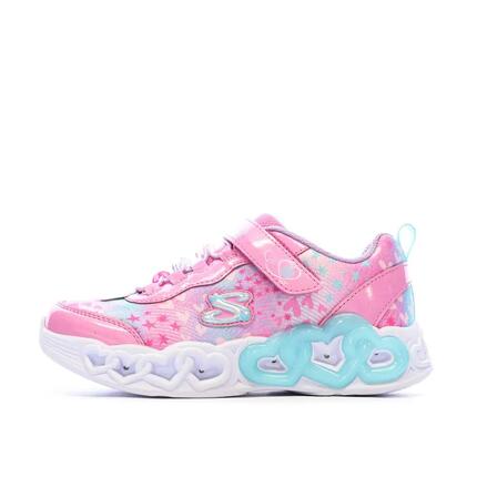 Baskets Roses/Mauves Fille Skechers Infinite Heart