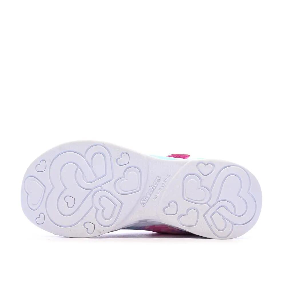 Baskets Roses/Mauves Fille Skechers Infinite Heart 6/7