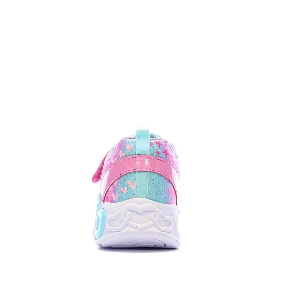 Baskets Roses/Mauves Fille Skechers Infinite Heart 4/7