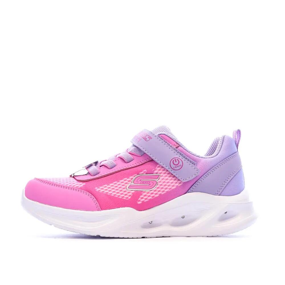 Skechers Girls' Sola Glow Pink/Mauve Trainers