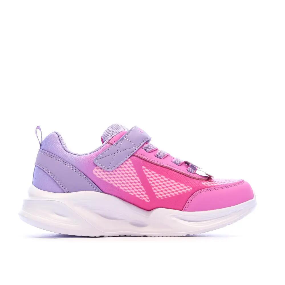 Baskets Roses/Mauves Fille Skechers Sola Glow 3/7
