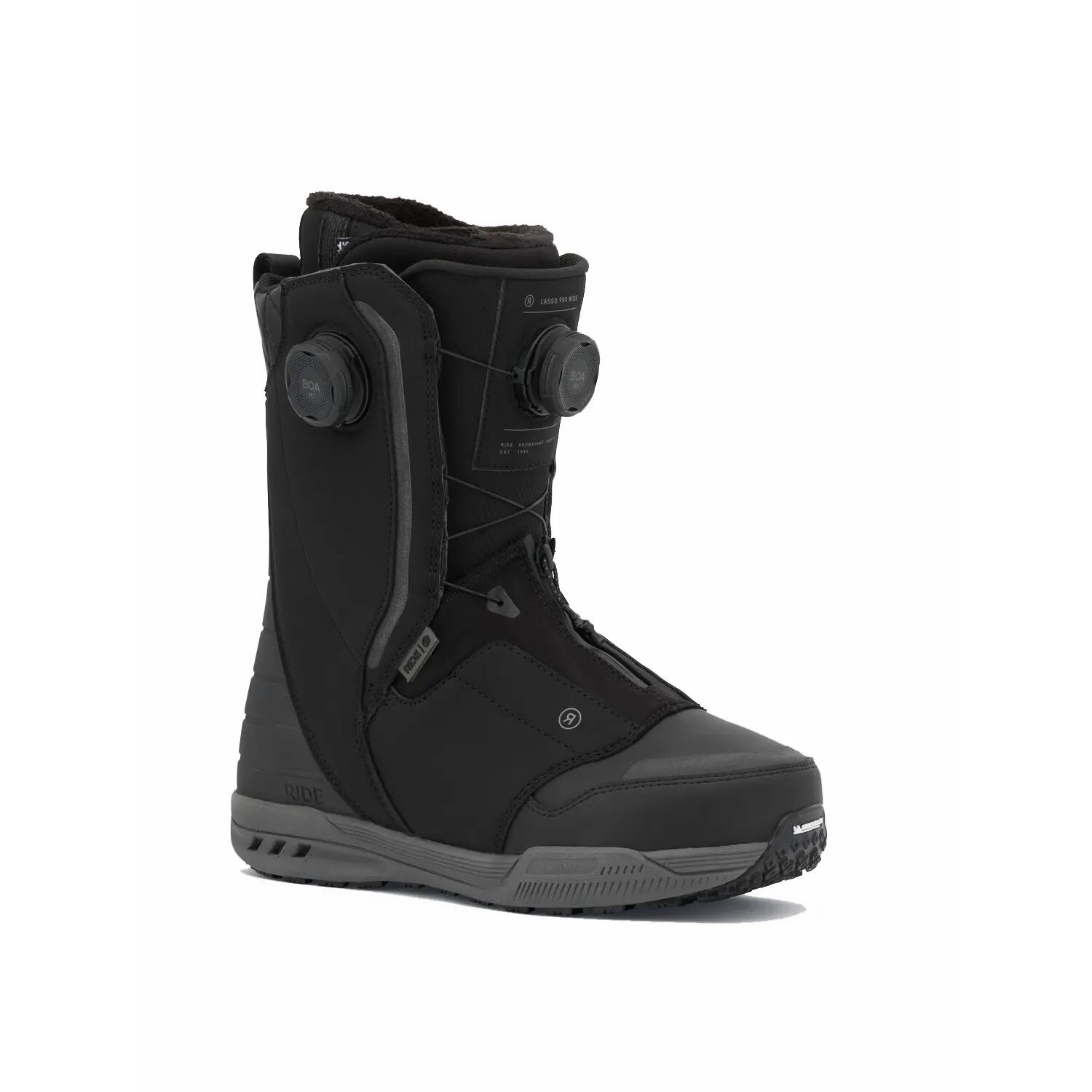 Boots De Snowboard Lasso Pro Wide Black All Mountain Homme 1/1
