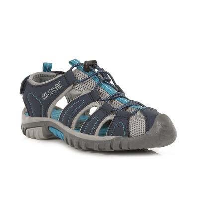 Schoenen - hiking - kinderen - licht, beschermend - blauw/grijs