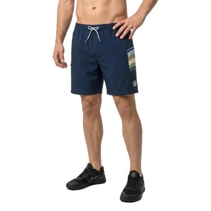 Short de bain - natation, surf - homme - séchage rapide, taille élastique - bleu
