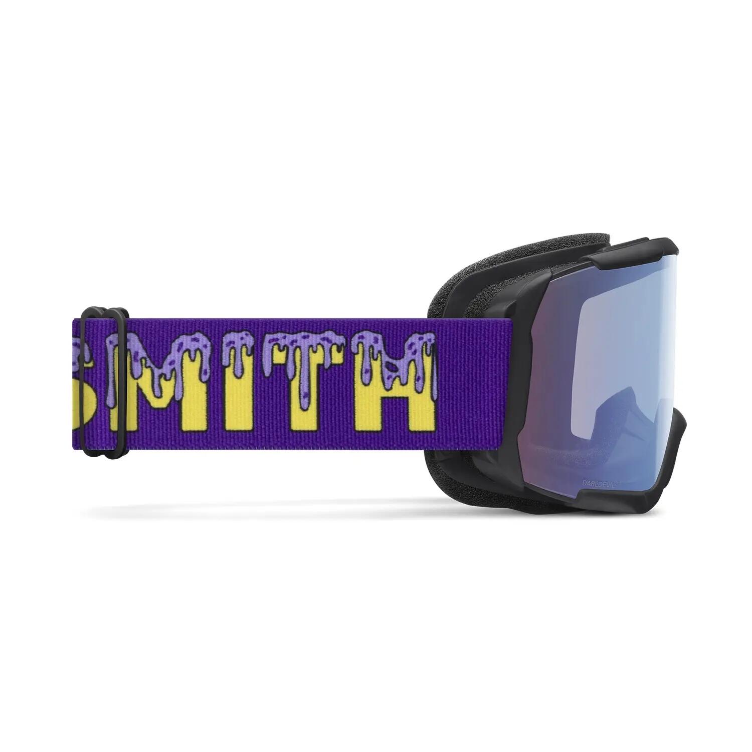 Máscara de esquí Daredevil Black Donuts Blue Sensor Mirror Antifog Cat 1 Niño 2/4