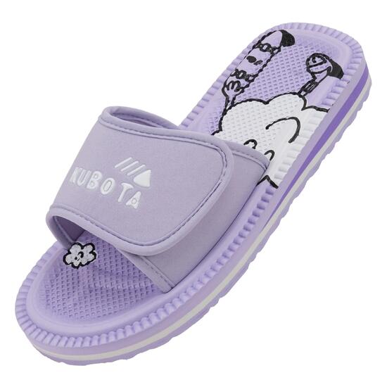 Kubota Femme Claquettes à Scratch Nuage Violet