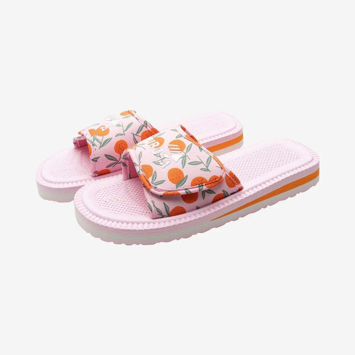 Kubota Femme Claquettes à Scratch Mandarines Rose 7/7