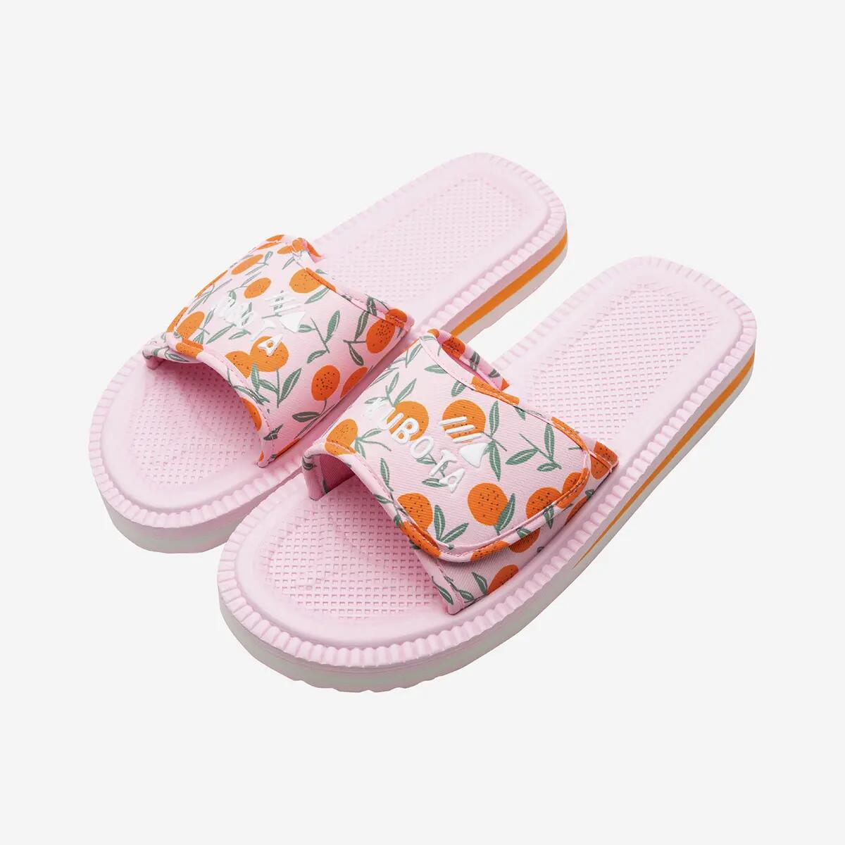 Kubota Femme Claquettes à Scratch Mandarines Rose 5/7