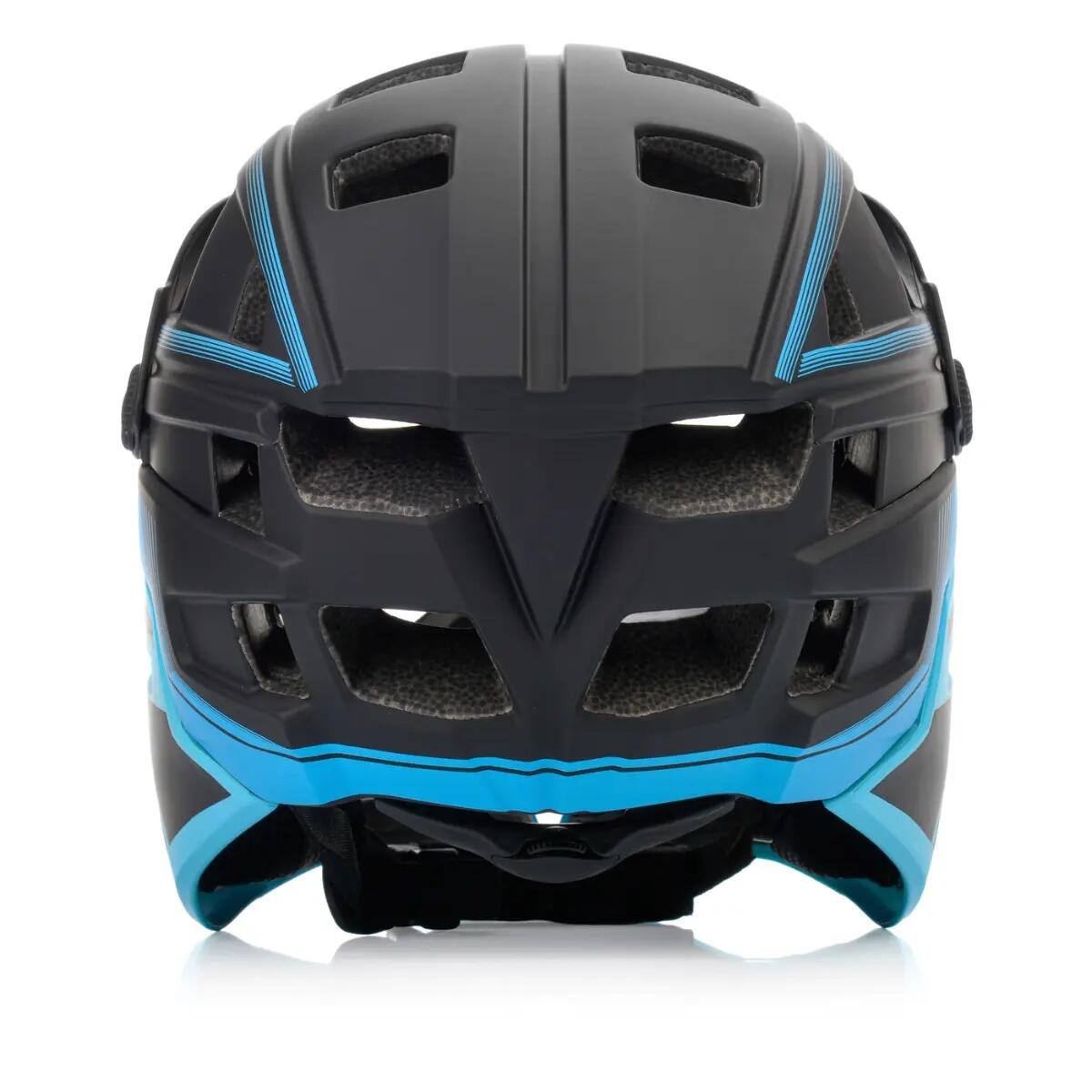 Kask Na Rower Rolki METEOR HYDRA Lekki Regulowany Black Blue 5/7
