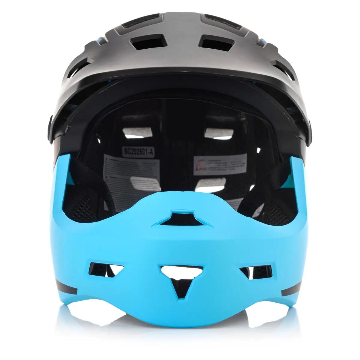 Kask Na Rower Rolki METEOR HYDRA Lekki Regulowany Black Blue 2/7