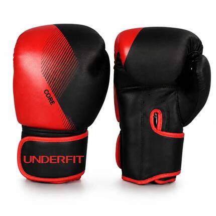 Rękawice bokserskie UNDERFIT Core czerwone 8 oz