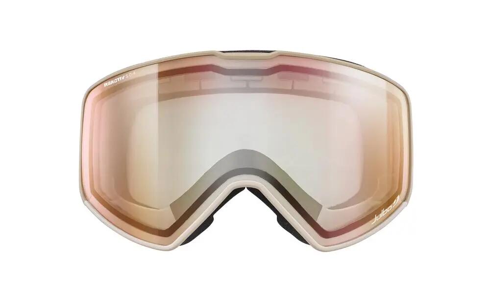 Masque de ski et de snowboard enfant et adulte - Beige / Marron CYRIUS-X REACTIV 3/5