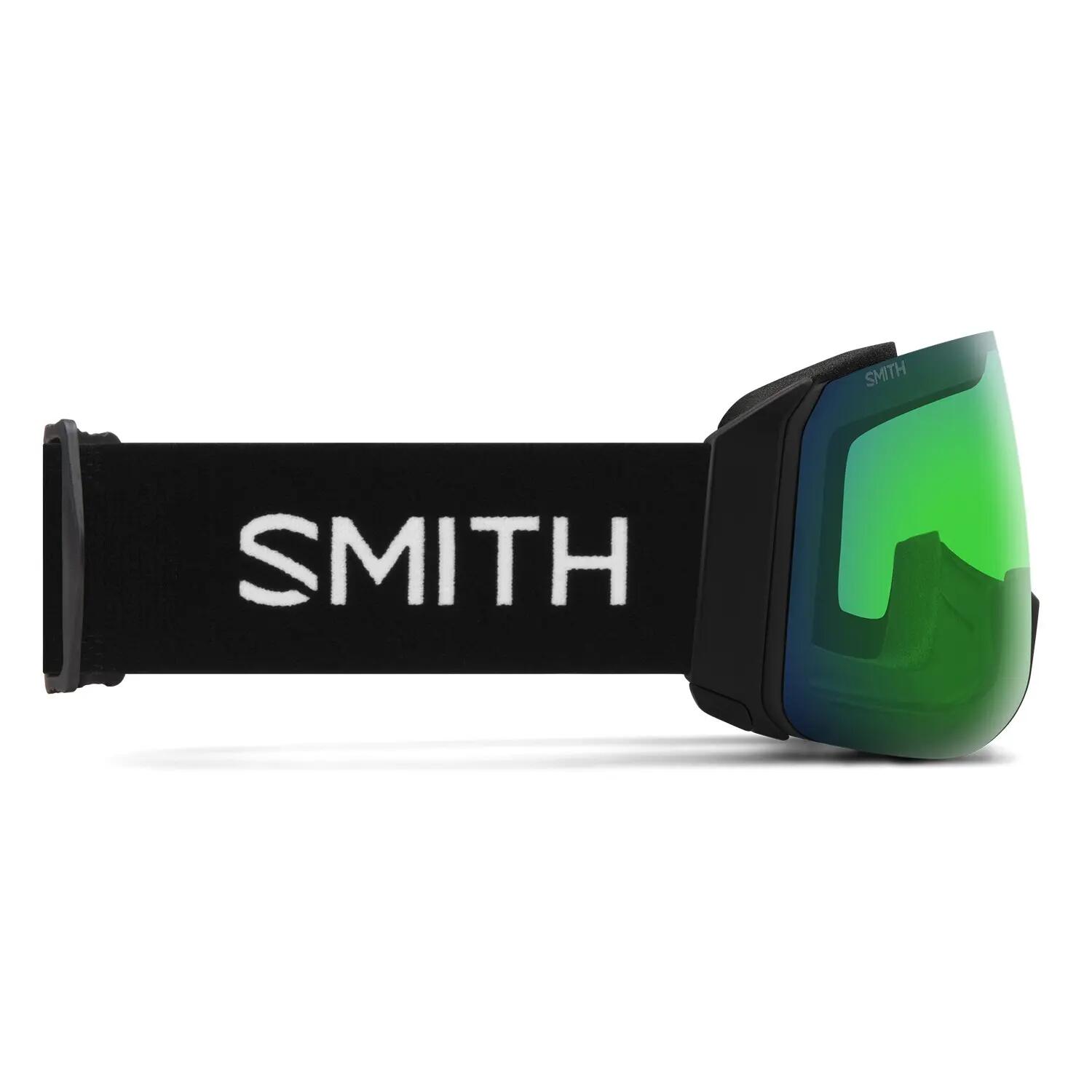 Men's 4D Mag XL Ski Goggles - Black - Chromapop Everyday Green Mirror Cat 2+1 3/4