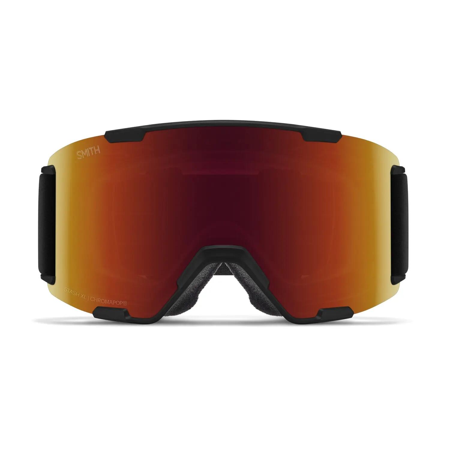 Maschera Da Sci Stash Xl Black Chromapop Sun Red Mirror Cat 3 + Cat 1 Uomo 2/4