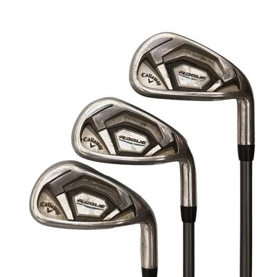 Callaway rogue cf18 ijzerset / 5-pw / flex regular / grafiet