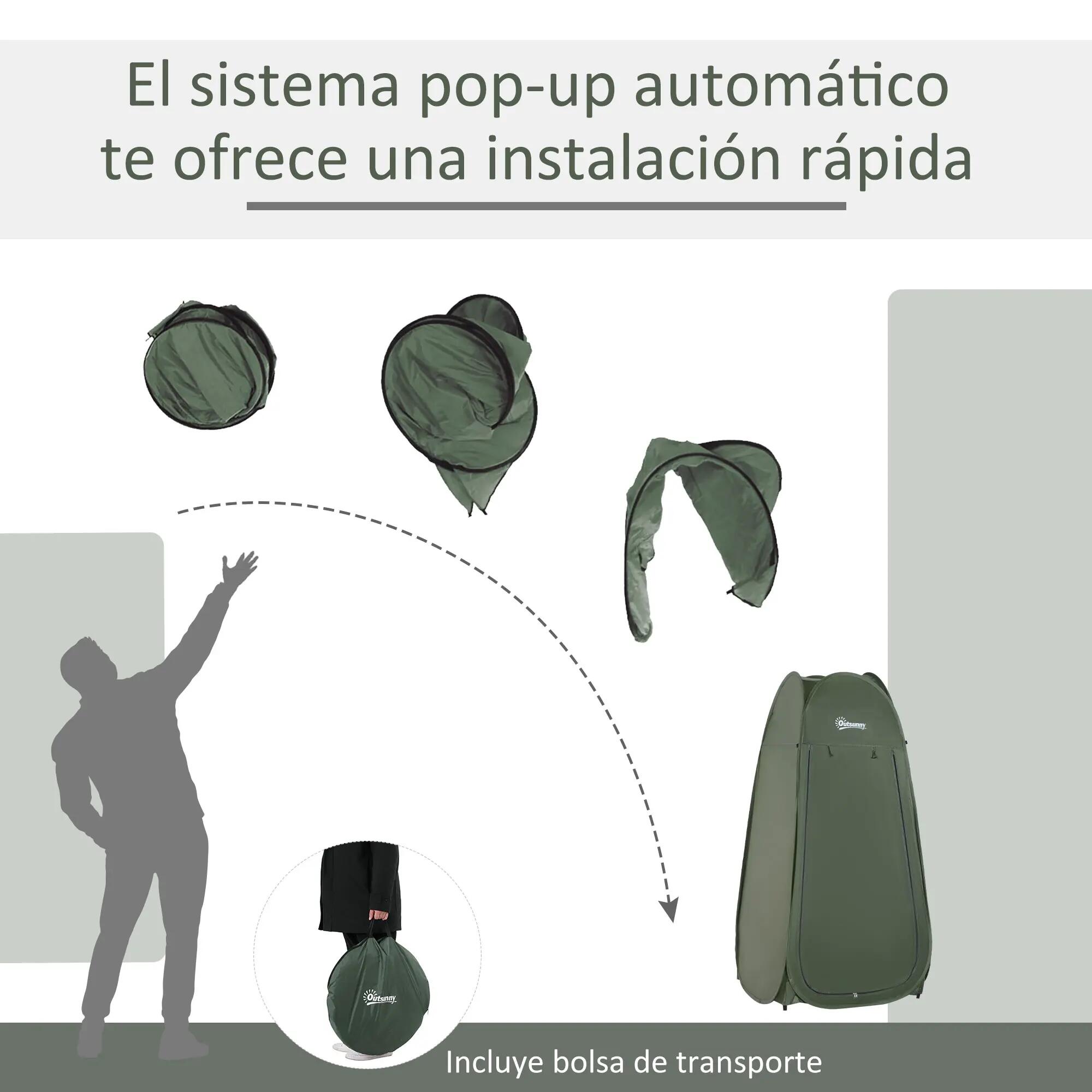 Tente - Camping - Unisexe - Pop-up, imperméable, protection UV - Vert 6/6