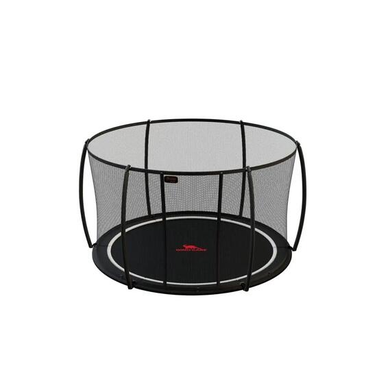 Trampoline enterré DINO CARS Flat Level Ø 305 cm noir