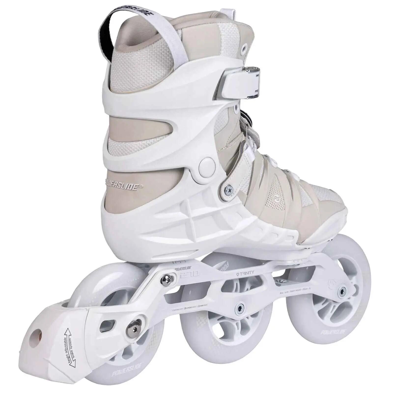 POWERSLIDE Phuzion Argon KPU PDS Senior patins à roulettes blancs 3/6