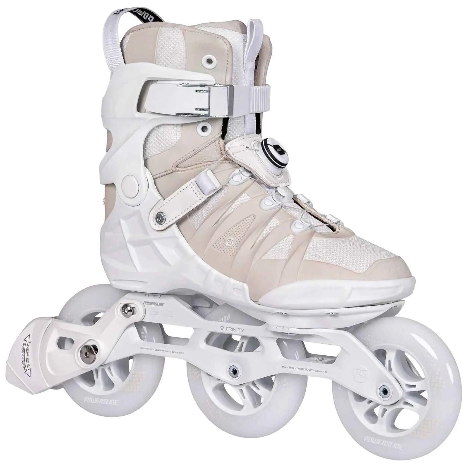 POWERSLIDE Phuzion Argon KPU PDS Senior patins à roulettes blancs 2/6