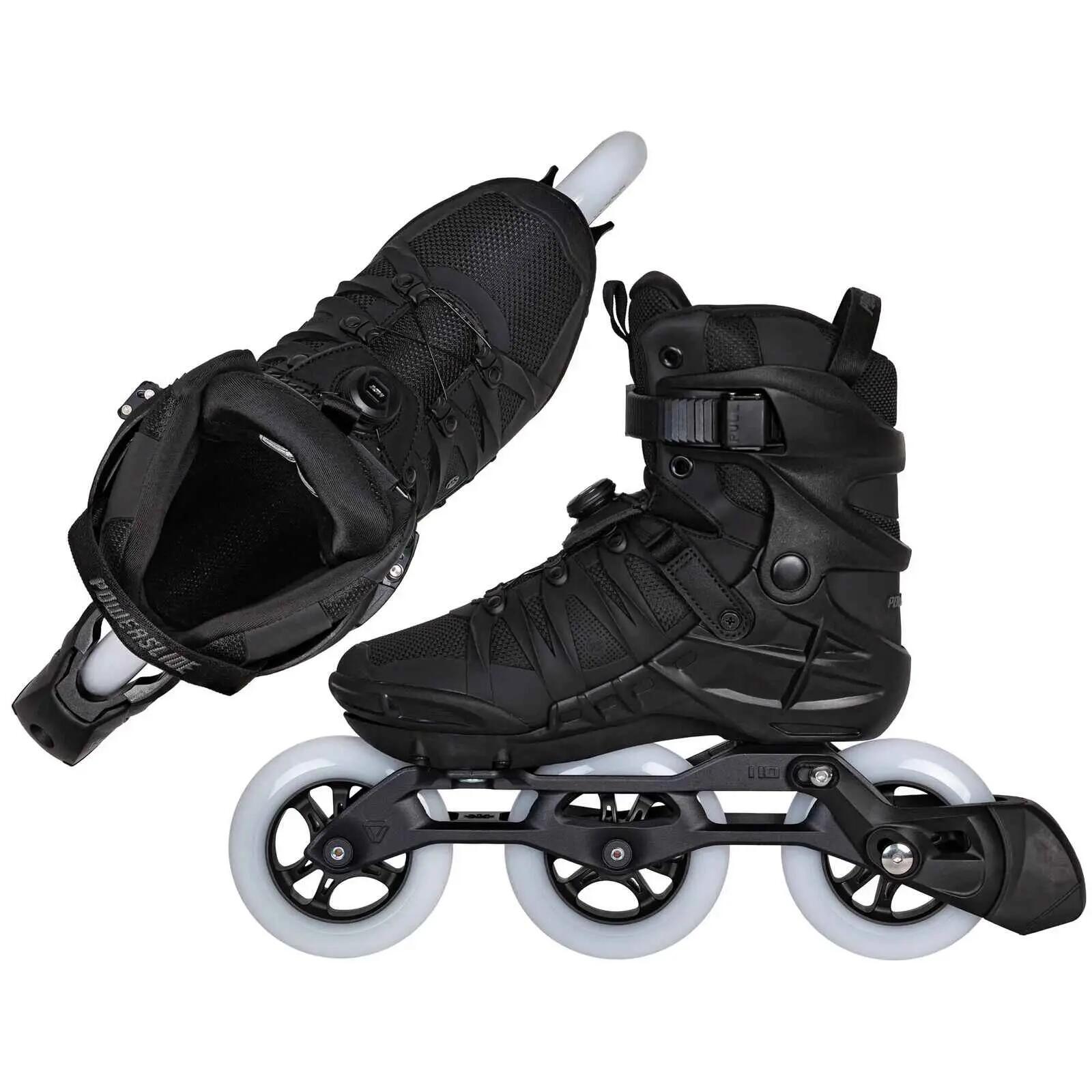 Patines en línea Phuzion para adulto Argon KPU PDS Negros 4/6