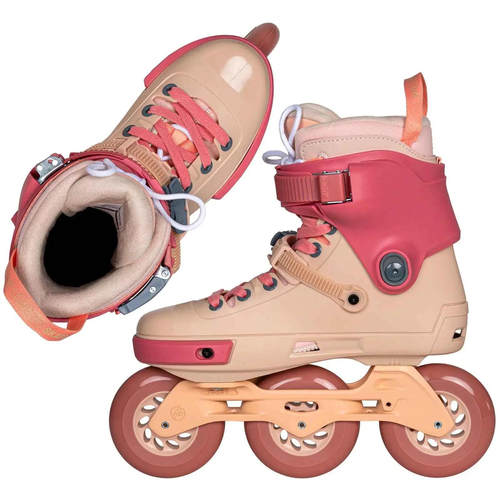 POWERSLIDE Urban Next 100 rose bordeaux patins à roulettes Senior 5/6