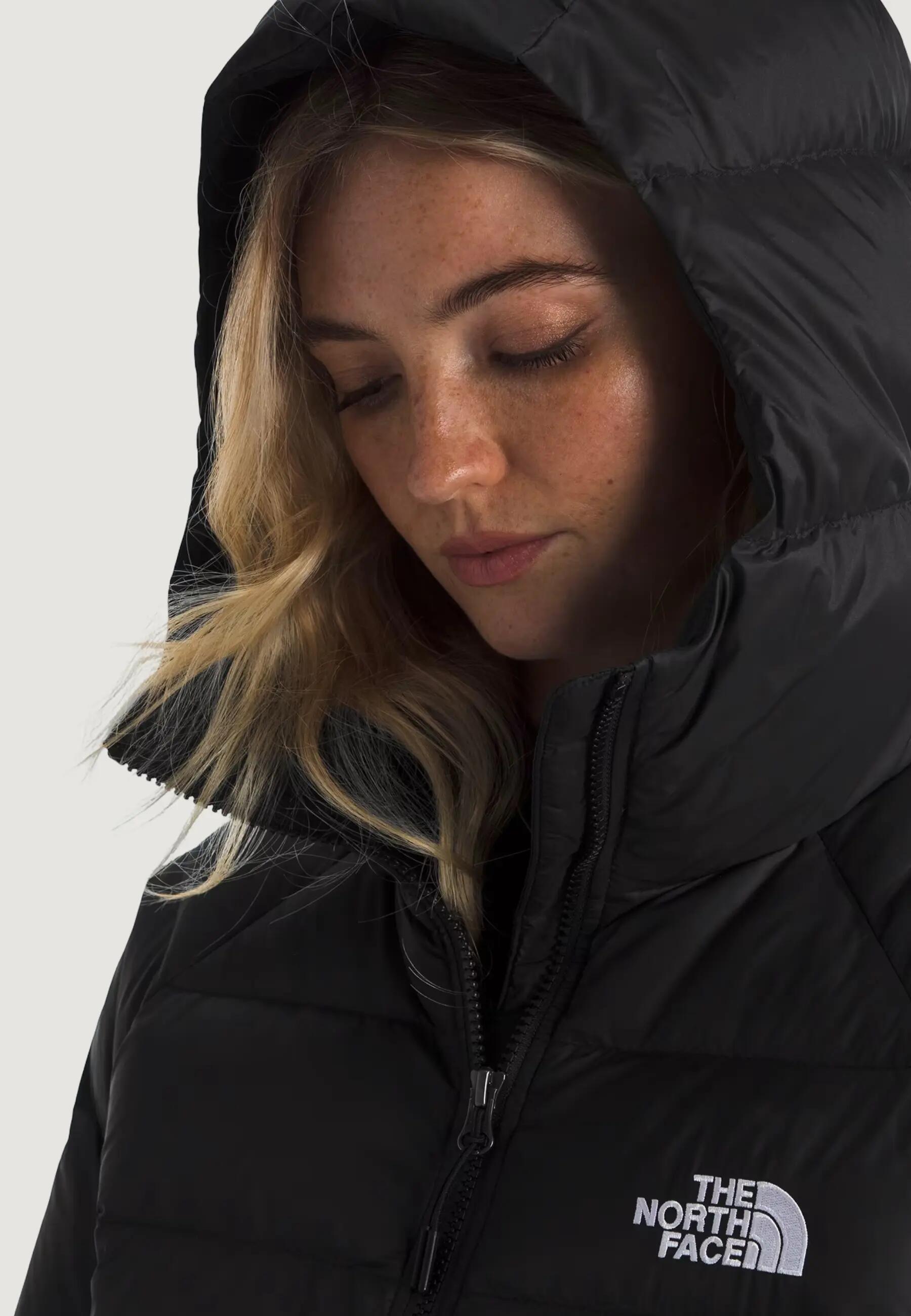 Piumini Donna W HYDRN DWN HOODIE Nero 3/5