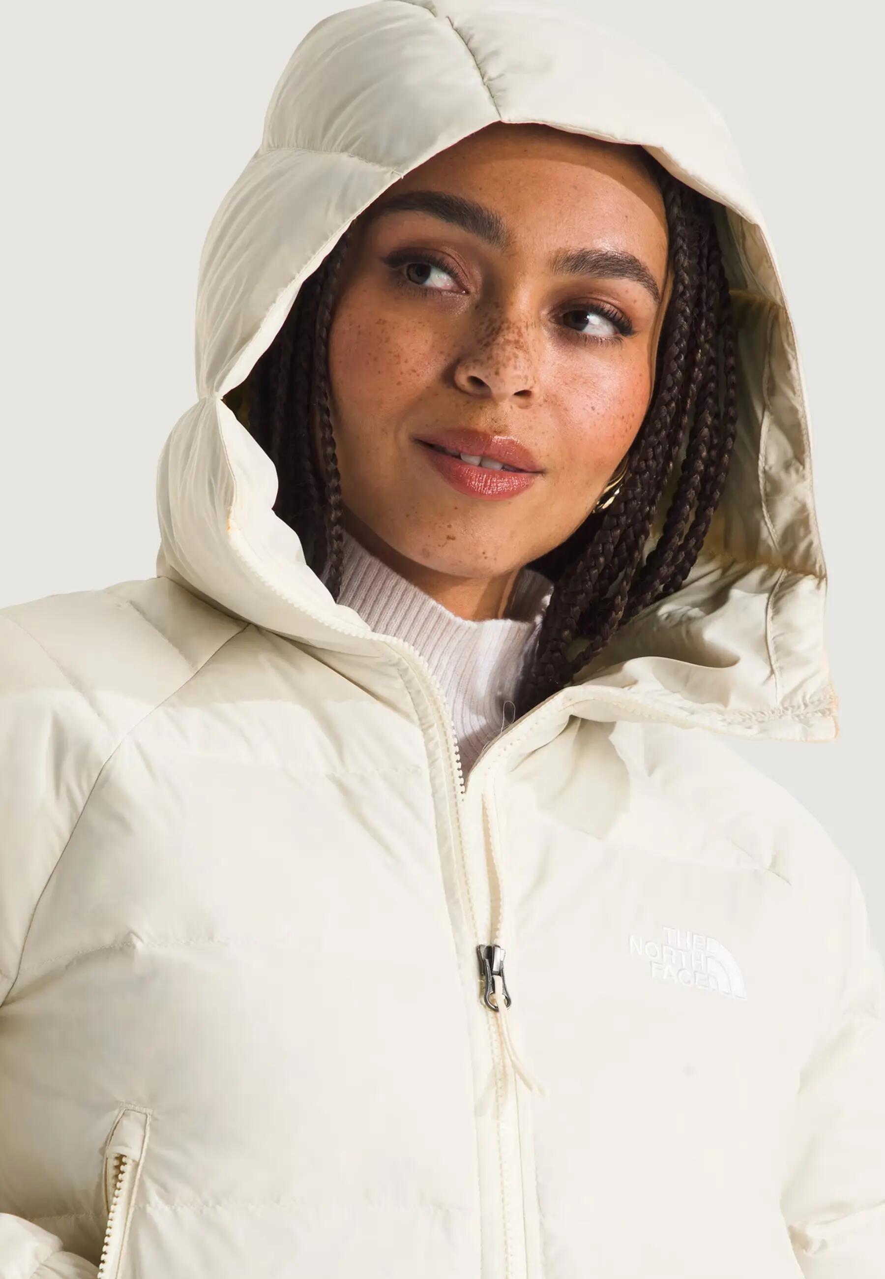 Piumini Donna W HYDRN DWN HOODIE Bianco 3/5
