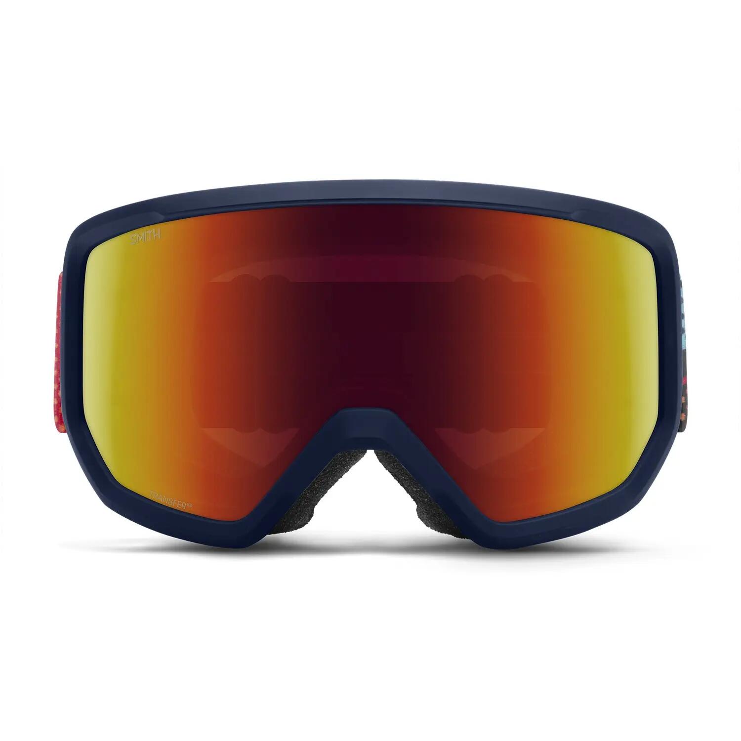 Máscara esquí Transfer Midnight Geo Alpine Red Solx Mirror Antifog Cat 3 Masc 3/3
