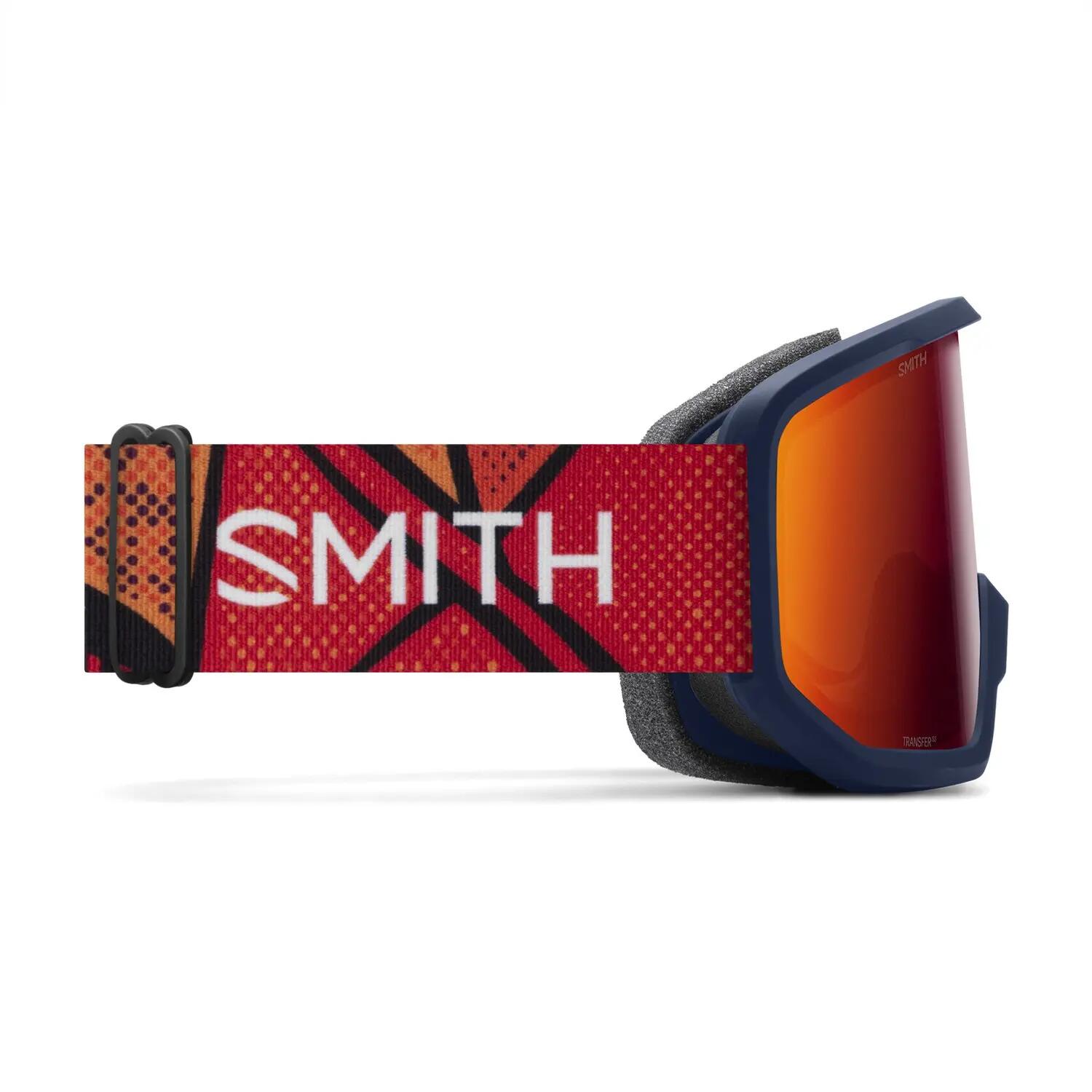 Máscara esquí Transfer Midnight Geo Alpine Red Solx Mirror Antifog Cat 3 Masc 2/3