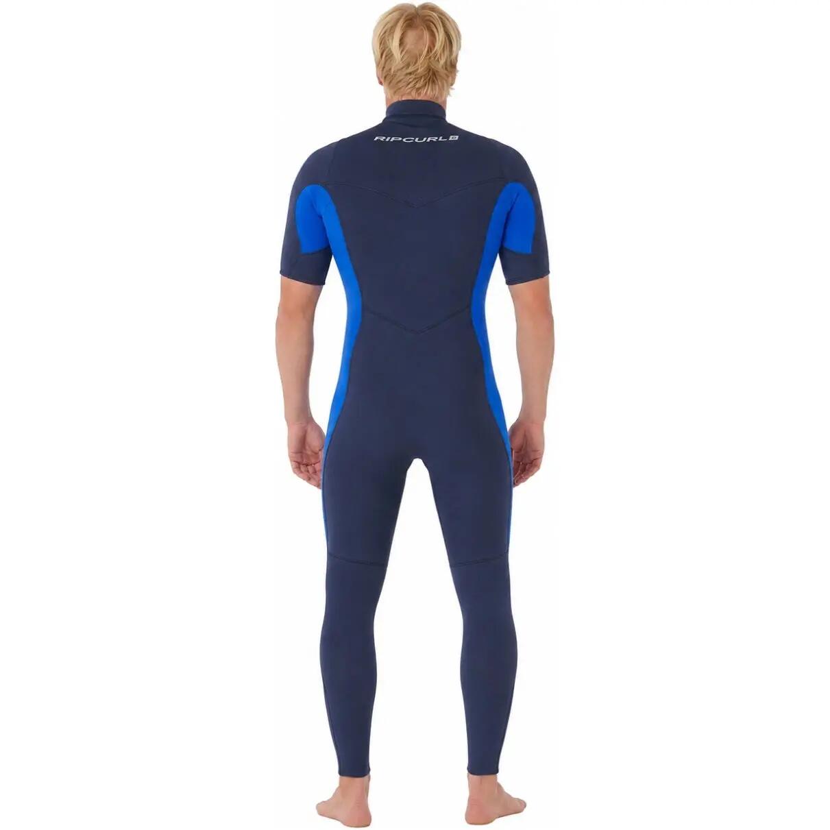 Muta da surf Uomo Dawn Patrol 2/2 manica corta zip sul petto - Electric Cobalt 2/3