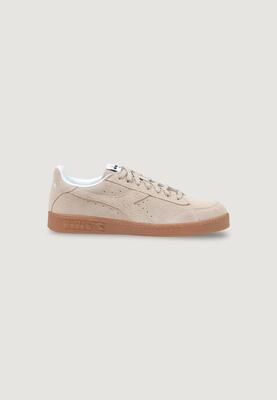 Sneakers game low suede heren beige