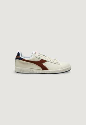 Sneakers game low suede towel heren beige