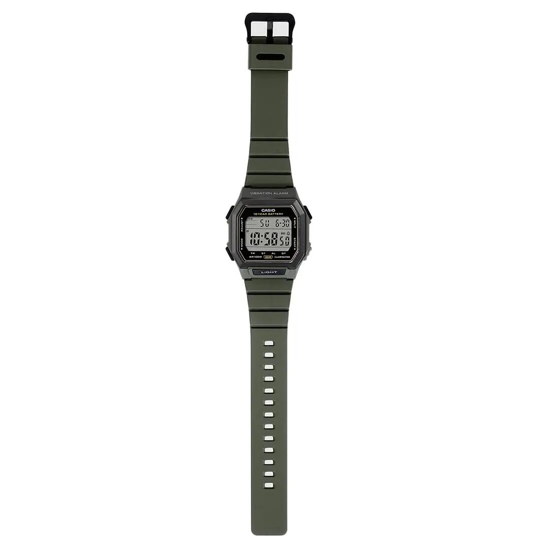 Casio Digitaal  Horloge Groen/LCD W-738H-3AVEF 3/6