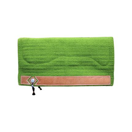 Tapis de selle western show en alpaga panier