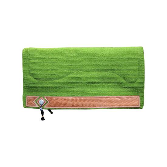 Tapis de selle western show en alpaga panier
