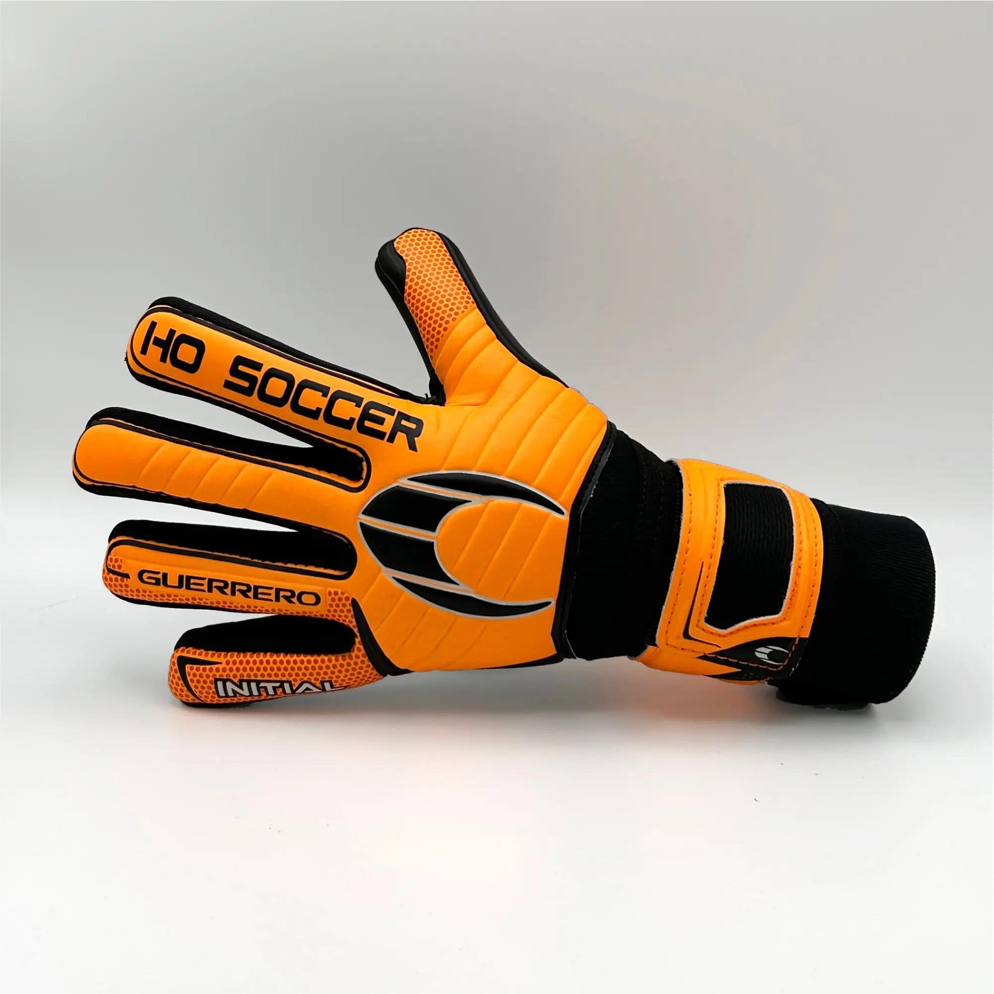Guanti da portiere Ho Soccer per Adulti Guerrero Initial Orange Team 3/4