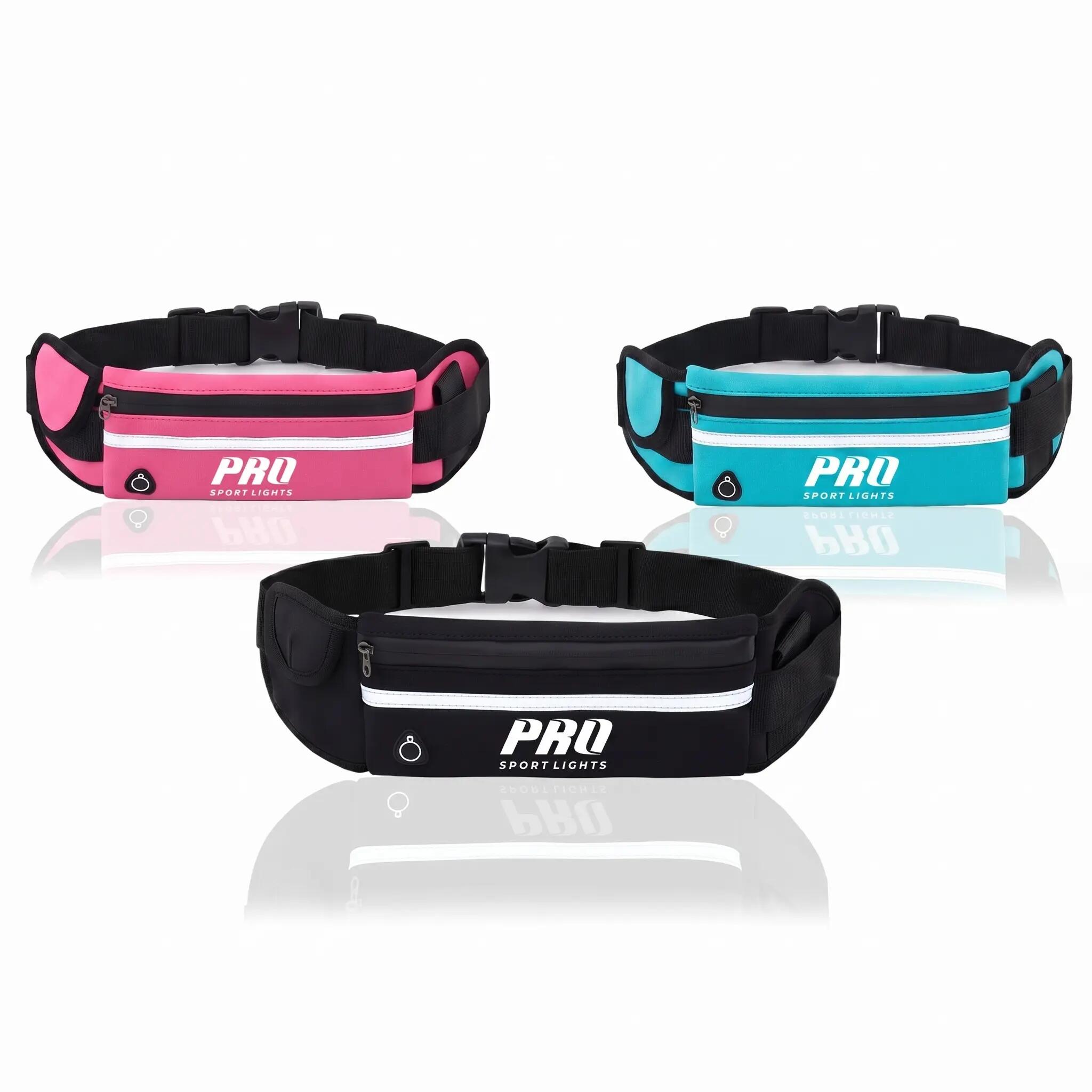 Cinto para correr com suporte para telemóvel Cinto ajustável e refletor 8/8