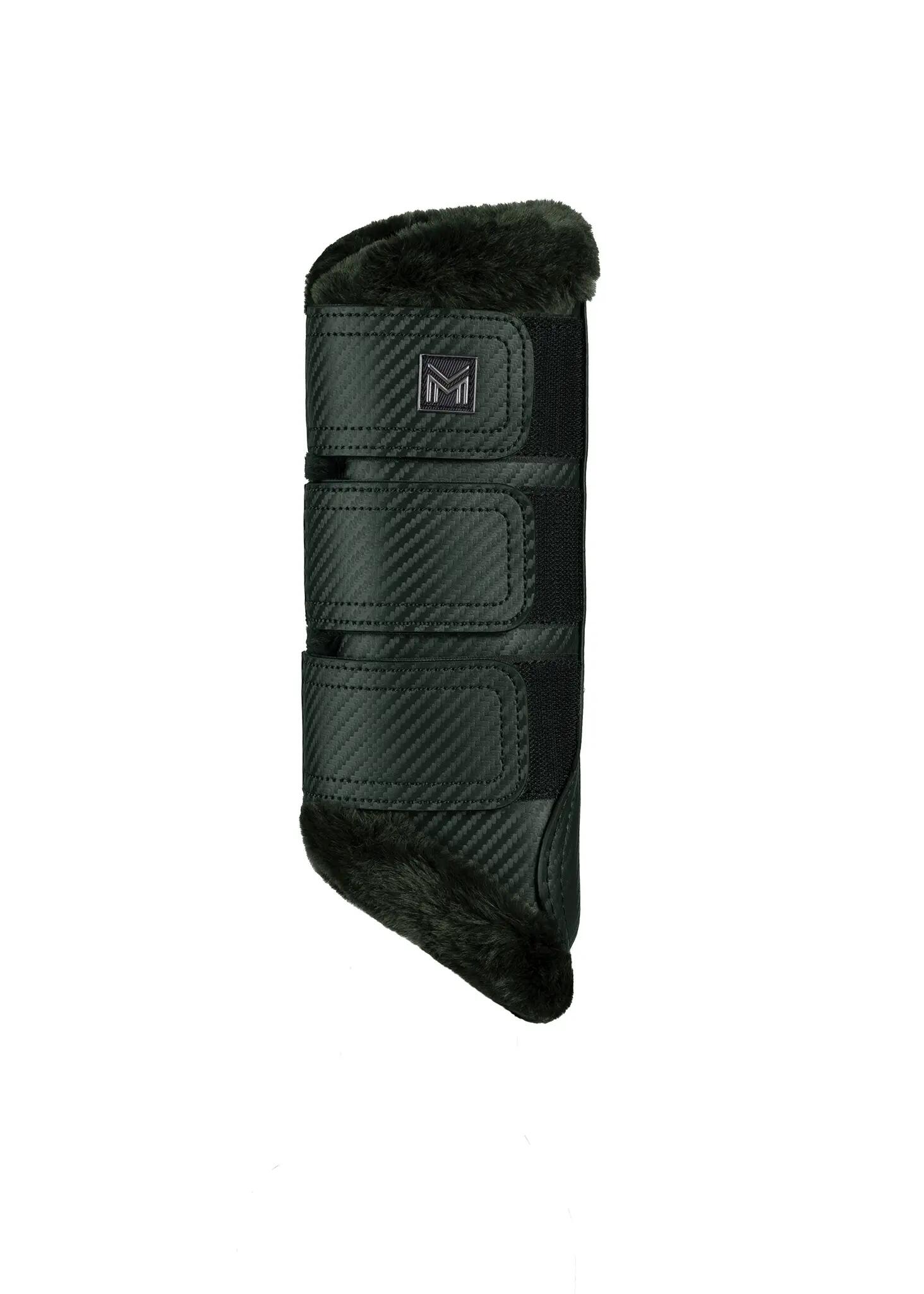 Protectores Borreguito Equitación Maximilian Drift Verde Cazador 2/7