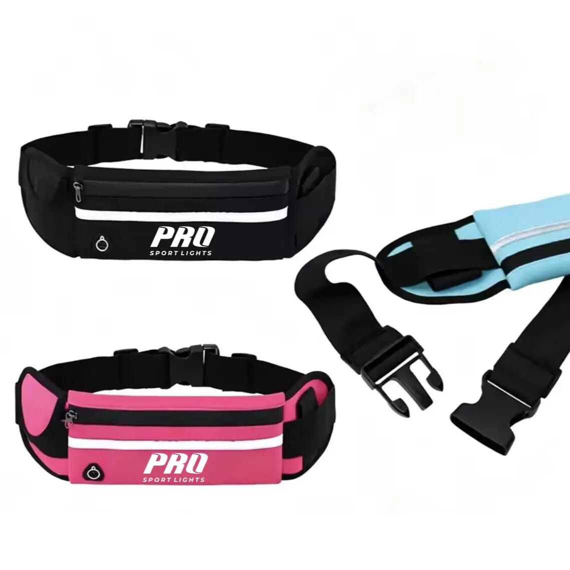 Cinto para correr com suporte para telemóvel Cinto ajustável e refletor 6/8