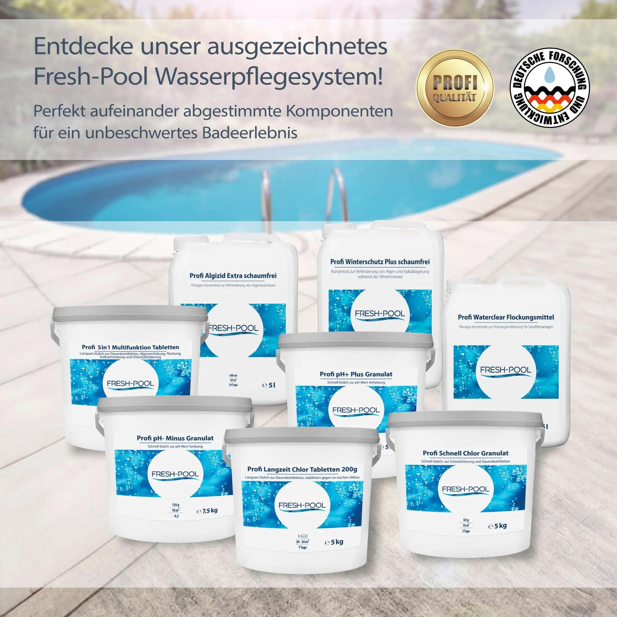 Fresh-Pool Profi Winterschutz Plus 5 Liter Wintermittel Schaumfrei für Pool 6/7