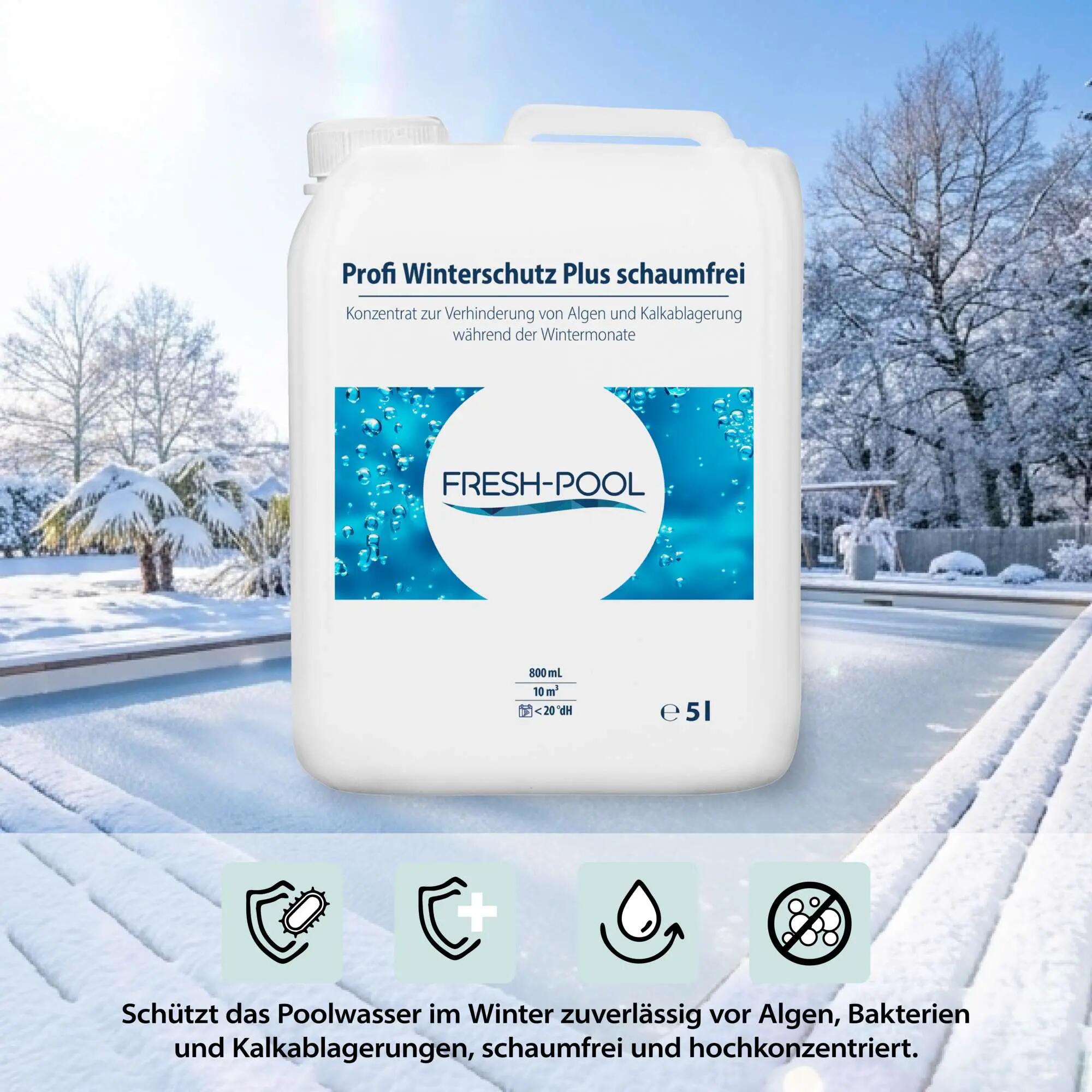Fresh-Pool Profi Winterschutz Plus 5 Liter Wintermittel Schaumfrei für Pool 2/7