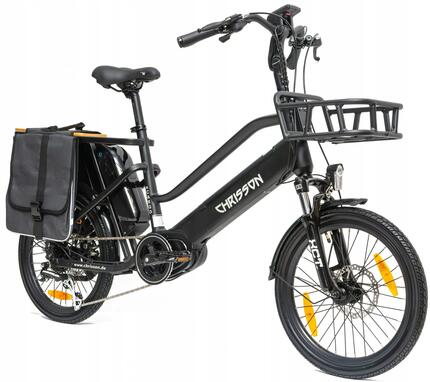 Rower elektryczny cargo 20" eCargo, 8 biegów