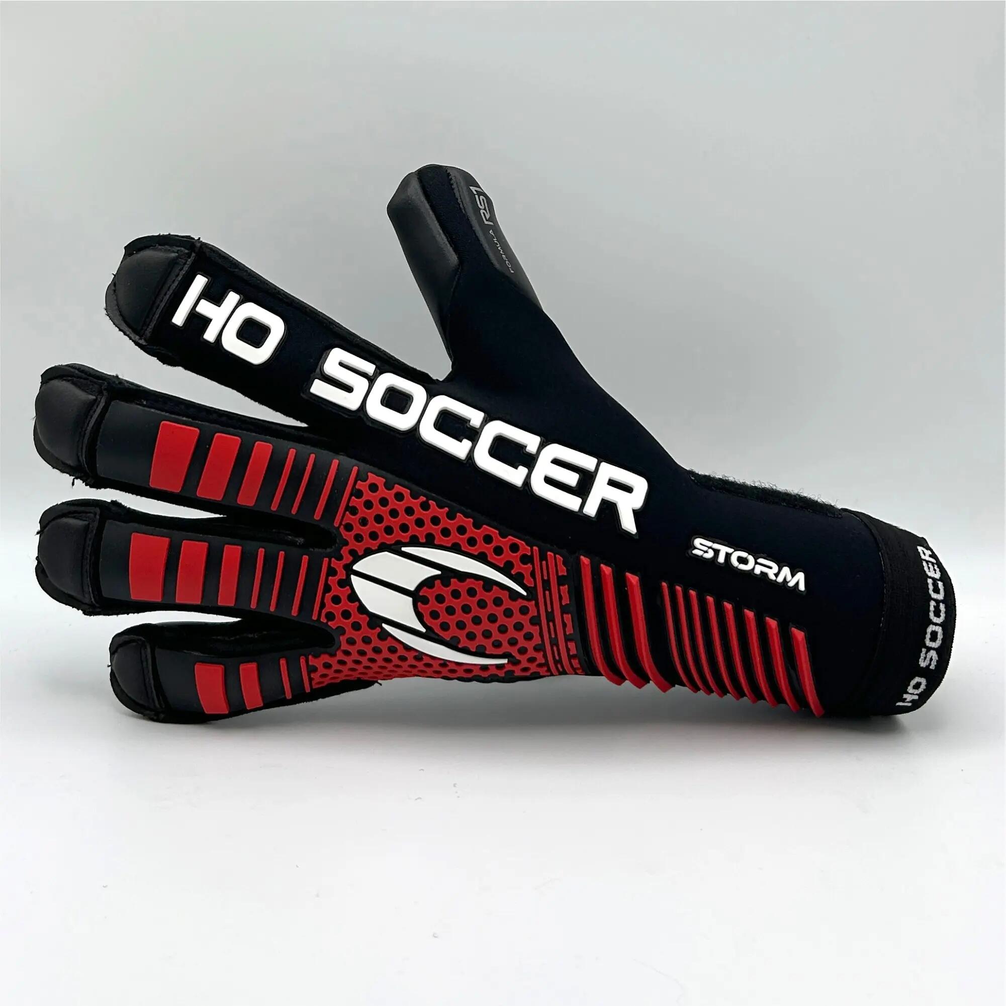 Guanti da portiere Ho Soccer per Adulti Storm Black Red 4/4